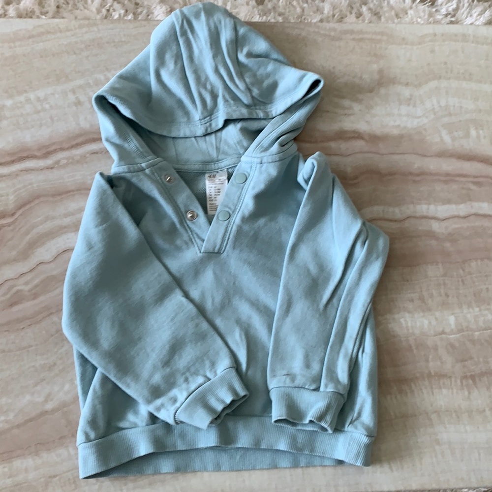 H&M pale Aqua hoodie